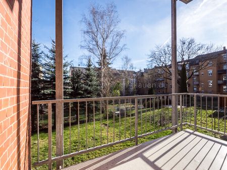 Familienwohnung mit Balkon - 3 Raumwohnung zur Miete in Plauen - Badewanne - Nähe Karl-Marx-Schule - Foto 4