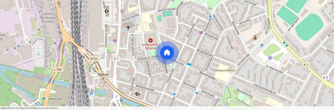 Blumenstr. 1, 2. Etage re., 58097 Nordrhein-Westfalen - Hagen