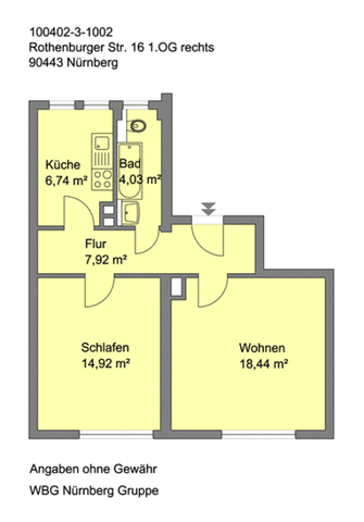 Schöne 2 Zimmerwohnung am Plärrer - Foto 5