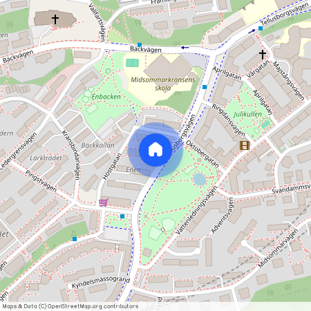 Midsommarkransen, Stockholm, Tellusborgsvägen 56