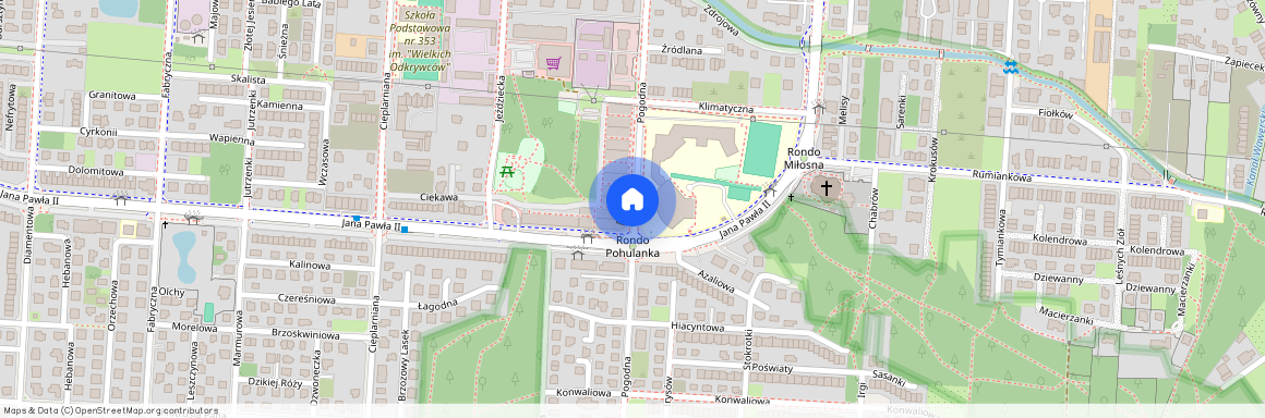 ul. Pogodna, Stara Miłosna, Wesoła, Warszawa, mazowieckie