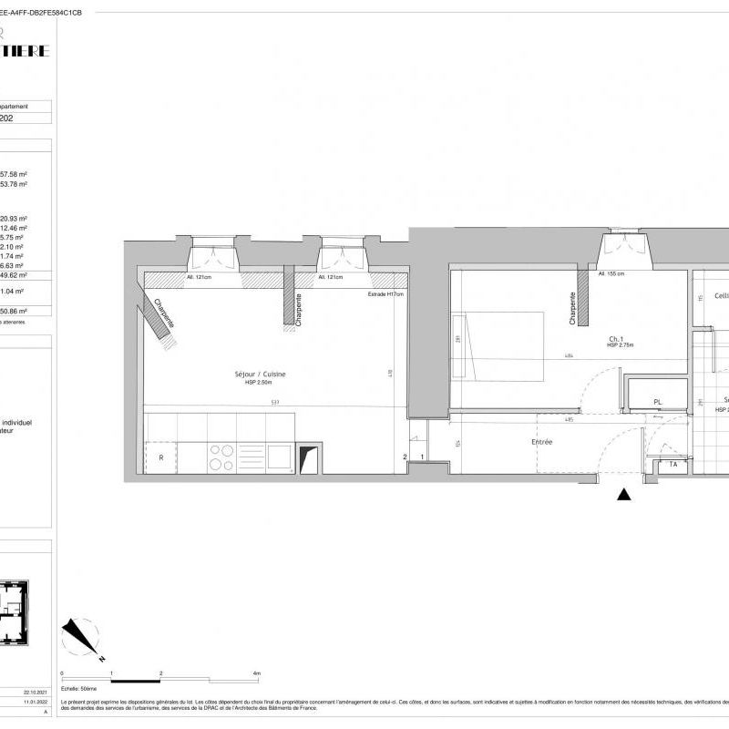 Location Appartement 2 pièces 49m² NANTES 44200 - Photo 2
