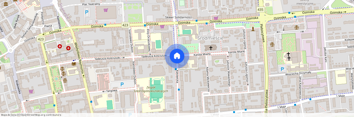 ul. Katowicka, Śródmieście, Opole, opolskie