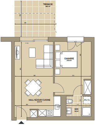 La Tour-de-Peilz - Avenue du Clos d'Aubonne 48A - appartement de 2.5 pièces avec terrasse et jardin - Foto 1