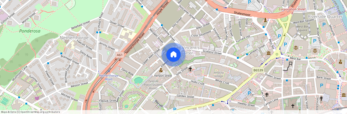 Edward St, S3 7GE, Sheffield