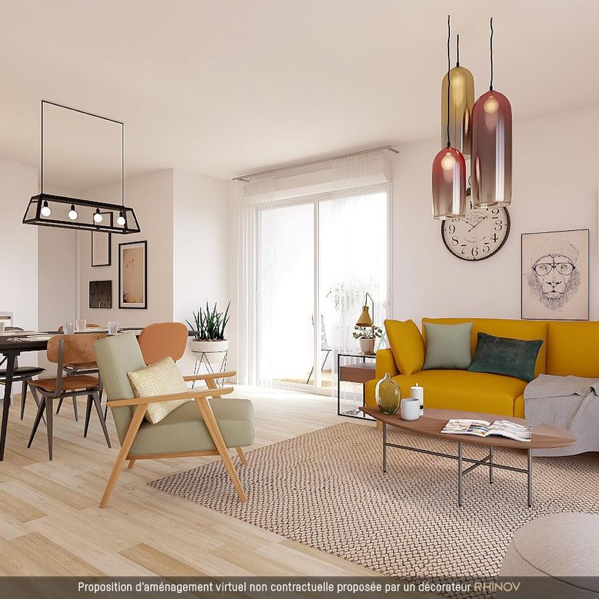 location Appartement T3 DE 69.4m² À BORDEAUX - Photo 1