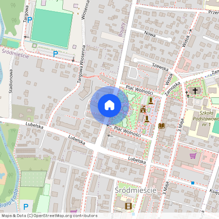 Plac Wolności, Biłgoraj, lubelskie