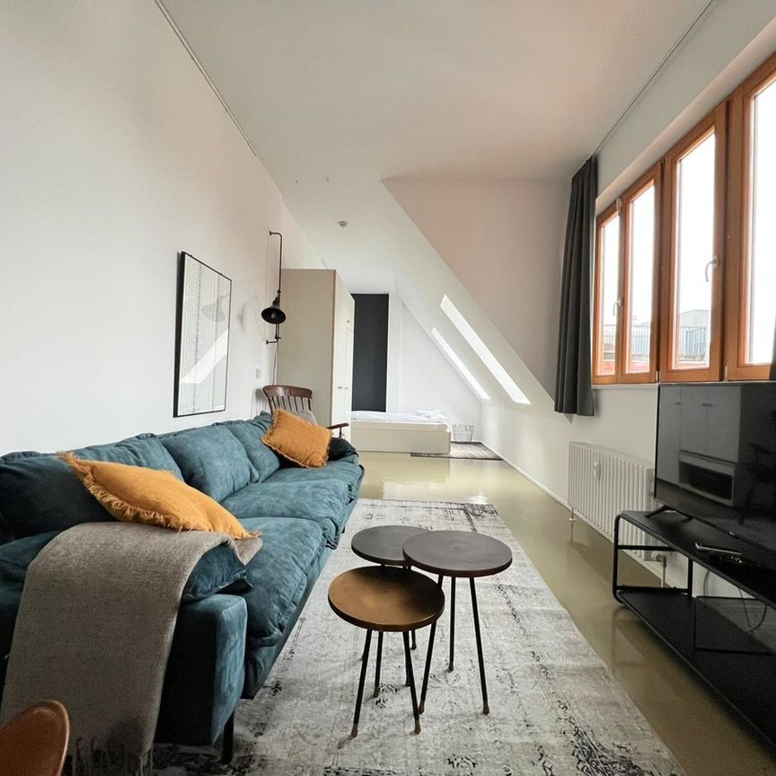 F-Hain: voll möbliertes LUXUS Apartment - 46 m² befristet für max. 12 Monate per SOFORT zu VERMIETEN - Photo 1