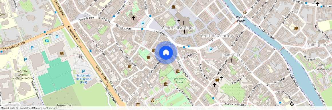 Rue Saint Martin, 18, /21, 7500, Tournai