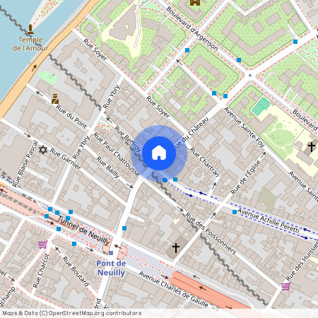 Neuilly-sur-Seine - Rue du Château, Paris