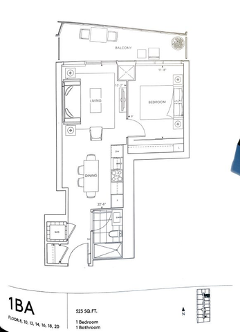 For Lease - 480 Front Street Unit# 1207, Toronto, Ontario - Photo 3