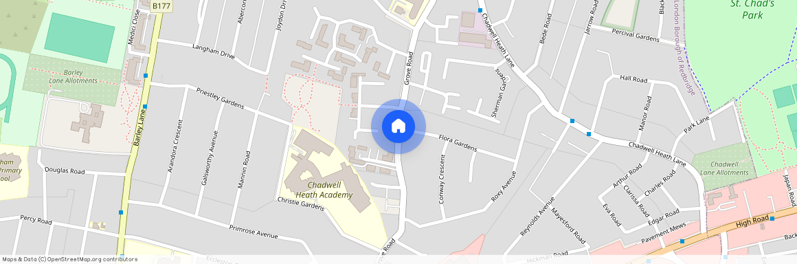 Grove Road, Romford, London, RM6