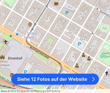 Schöne möblierte 1 Z Wohnung im Herzen von Mannheim - Foto 1