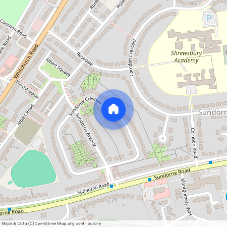 Sundorne Crescent, Shrewsbury, Shropshire, SY1