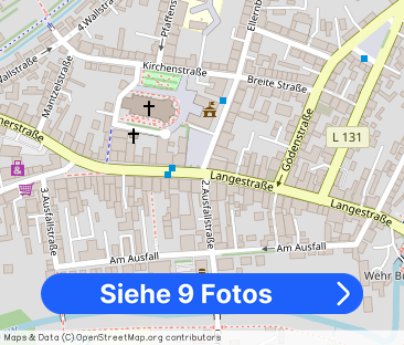 BÜTZOW - 54 m² - 2-R-ETAGEN-WHG - 1.OG - re.- WOHNEN IN STADTLAGE -... - Foto 1