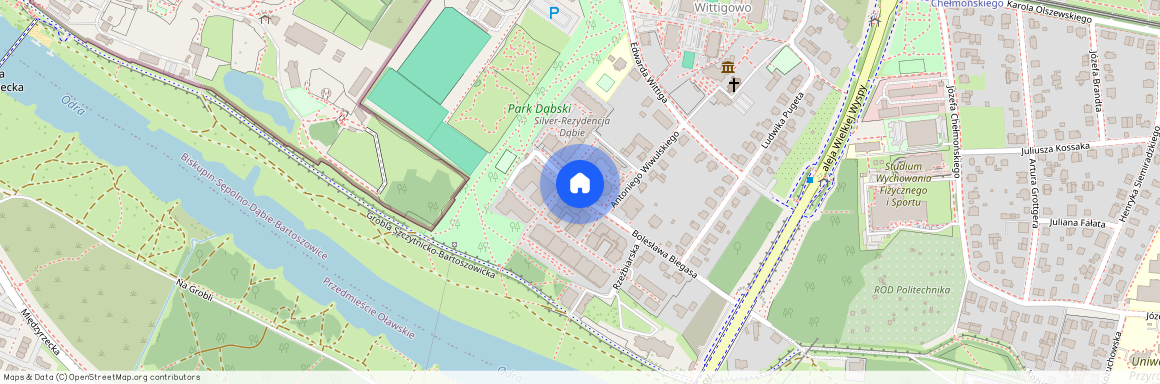 ul. Antoniego Wiwulskiego, Dąbie, Śródmieście, Wrocław, dolnośląskie