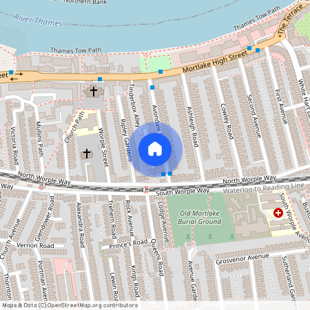 Dovecote Gardens, Mortlake, London, SW14