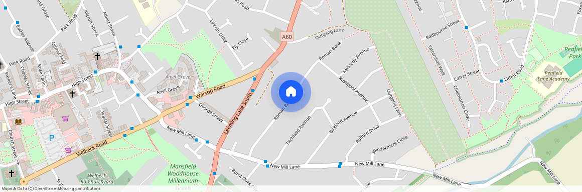 Roman Bank, Mansfield, Mansfield Woodhouse