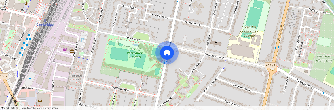 Coleridge Road, Cambridge