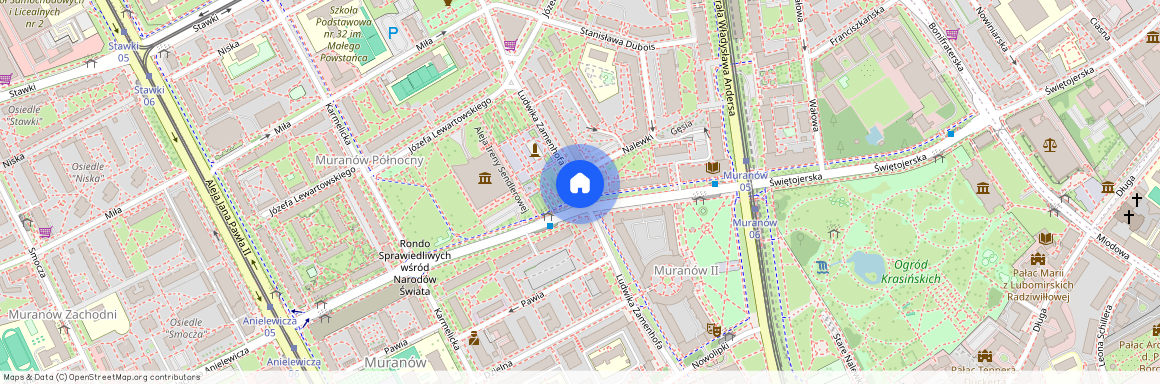 ul. Ludwika Zamenhofa, Muranów, Śródmieście, Warszawa, mazowieckie