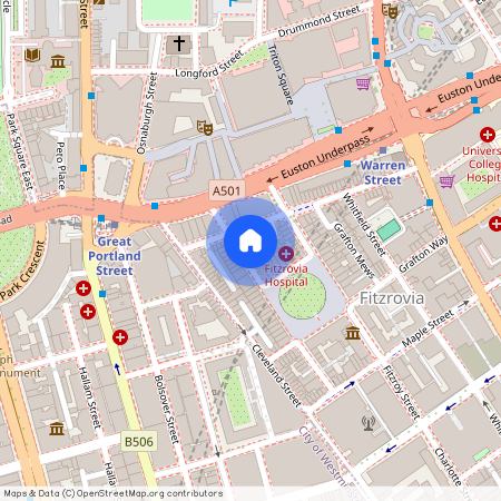 Conway Street, Fitzrovia & Covent Garden, W1T