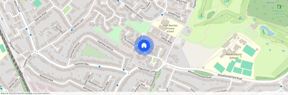 Alzey Gardens, Harpenden, Hertfordshire, AL5