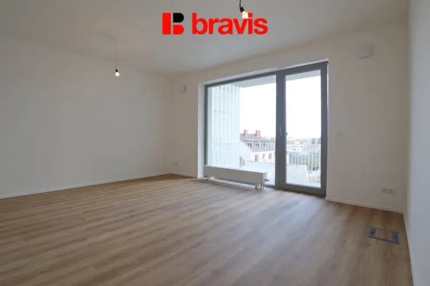 Pronájem bytu 1+kk, ulice Řepova, parkovací stání, balkon, sklep, novostavba - výhoda prvního nájemníka - Fotografie 1