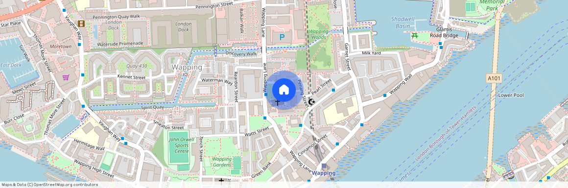 Raine Street, Wapping, London, E1W