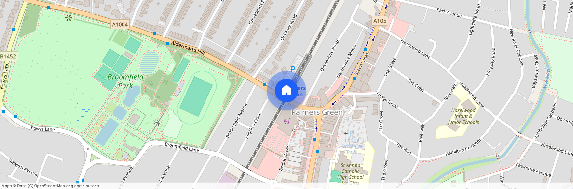 Aldermans Hill, London Palmers Green N13 4PN