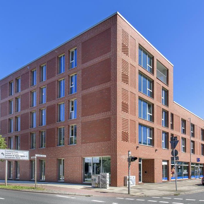 1-Zimmer-Wohnung in der Bremer Überseestadt mit kleiner Dachterrasse - Foto 1