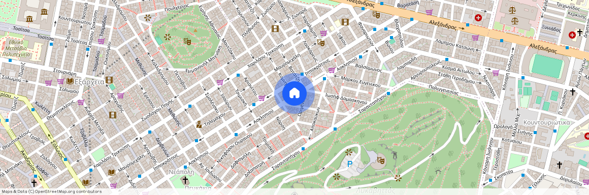 Ασκληπιού, 104, Αθήνα Ελλάδα, 11471, Λυκαβηττός (Κολωνάκι - Λυκαβηττός)