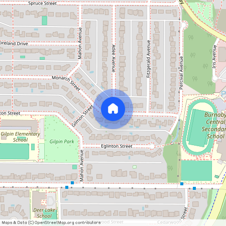 Atlee Ave near Monarch St, Burnaby, Burnaby, Metro Vancouver, V5G 4T6