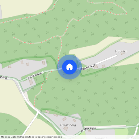 Edsdalsvägen, Drottningholm