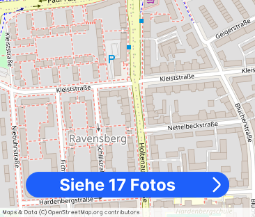 KIEL-BLÜCHERPLATZ: 4-Zimmer-Wohnung über 2 Ebenen (4. +5. OG) mit 2... - Foto 1