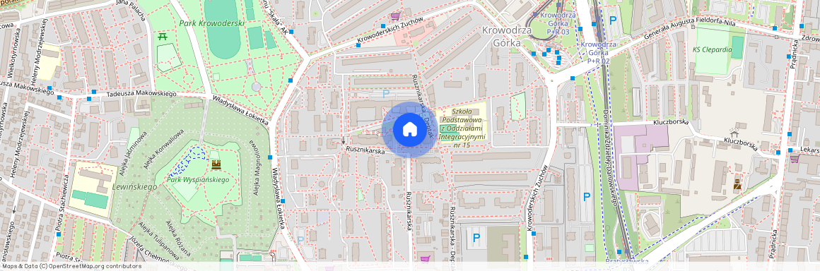 ul. Rusznikarska, Krowodrza Górka, Prądnik Biały, Kraków, małopolskie