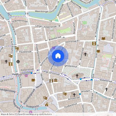 Jansveld 25-B, Domplein, Neude, Janskerkhof, 3512BE, Utrecht