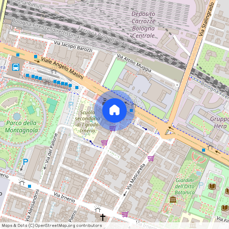 Mura di Porta Galliera, Bologna, Emilia-Romagna 40126