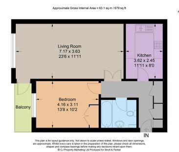 1 bedroom flat to rent - Photo 5