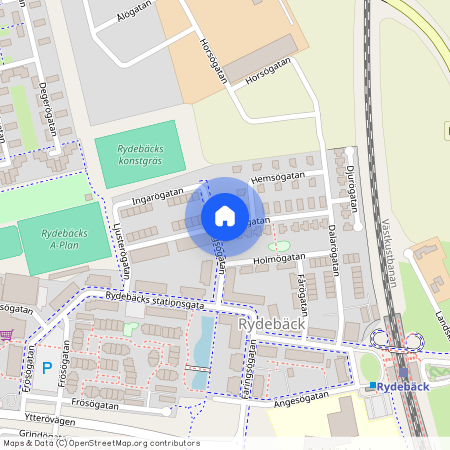 Svartögatan, Rydebäck