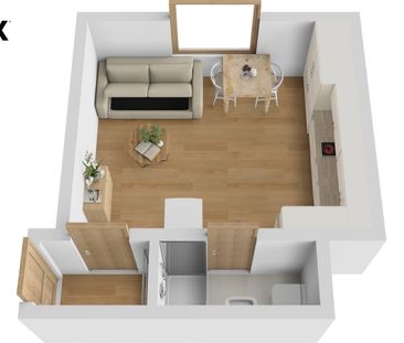 Pronájem bytu 1+kk v osobním vlastnictví 21 m², Hradec Králové - Фото 5