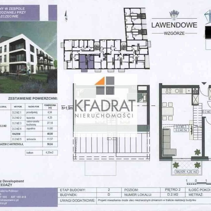 Trzypokojowe 78m2 z gard. i miejscem postojowym - Фото 1