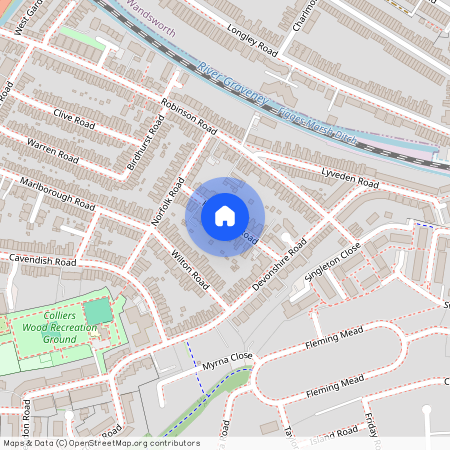 Harewood Road, Colliers Wood, Tooting, Tooting Broadway, London, SW19 2HD