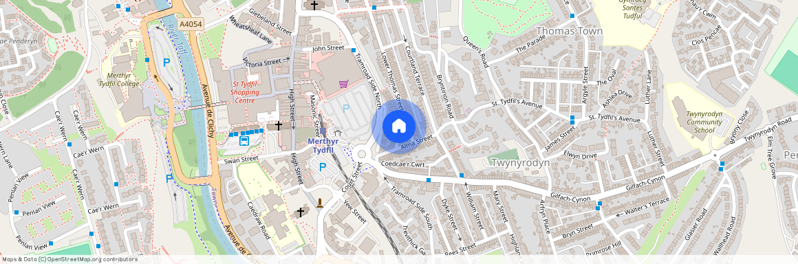 Cross Thomas Street, Twynyrodyn, Merthyr Tydfil, CF47 0DE