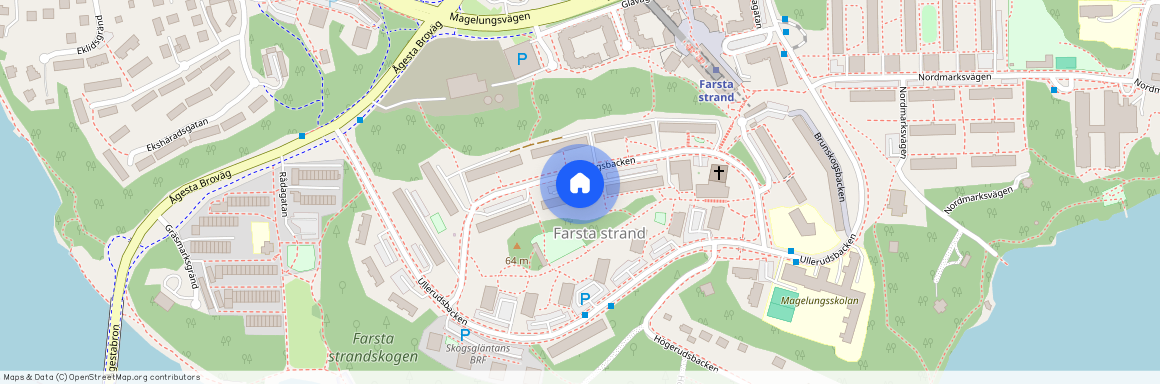 Farsta strand, Stockholm, Brunskogsbacken 33