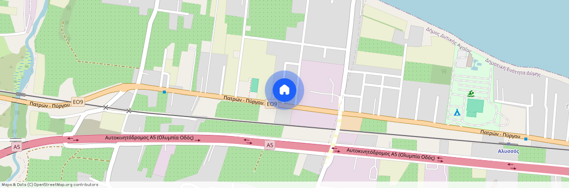 Παλαιά Εθνική Οδός Πατρών-Πύργου, 250 02 Δύμη, Γιαλός (Δυτικής Αχαΐας)