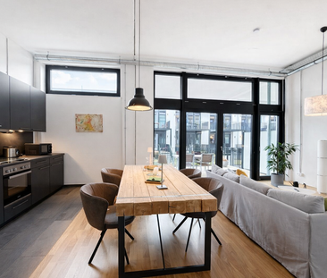 Modernes Wohnen im Tabakquartier – Stilvolle Loftwohnung mit großem... - Photo 3