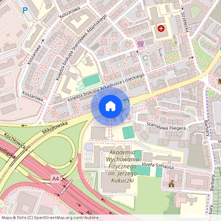 ul. Mikołowska 47a, Śródmieście, Katowice, śląskie