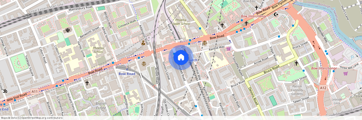 Campbell Road, Bow, East London