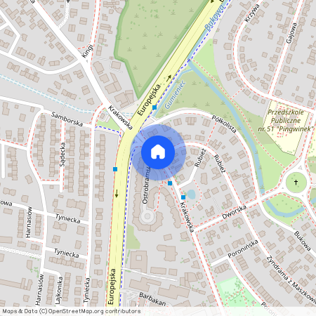 ul. Krakowska, Gumieńce, Zachód, Szczecin, zachodniopomorskie