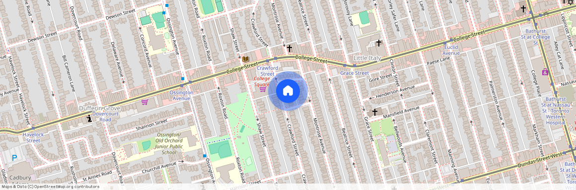 401 Crawford Street Unit# Basemen, Toronto